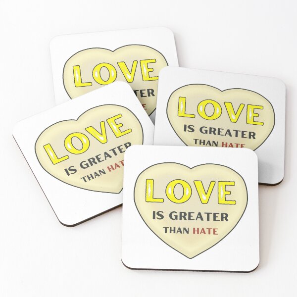 Item preview, Love Is Greater Than Hate - Choose Feel Love designed and sold by ViewerEqualsPhoton.
