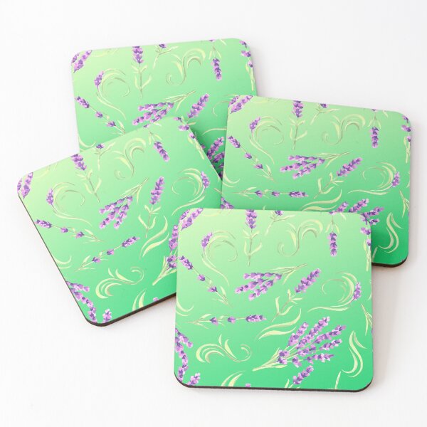 Item preview, Abstract Vintage Lavender Flowers Pattern. Cute Wild Purple Lavender Floral Botanical Garden Print designed and sold by silviaol.