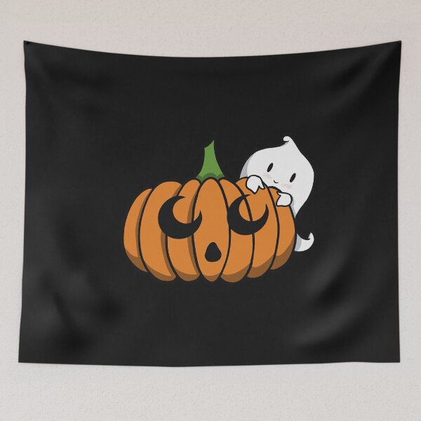 Item preview, Ghost Scares Pumpkin designed and sold by Jetgirlcomet.