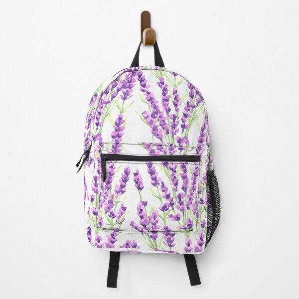 Item preview, Cute Chic Abstract Lavender Flowers Pattern. Cute Wild Purple Lavender Floral Botanical Garden Print designed and sold by silviaol.