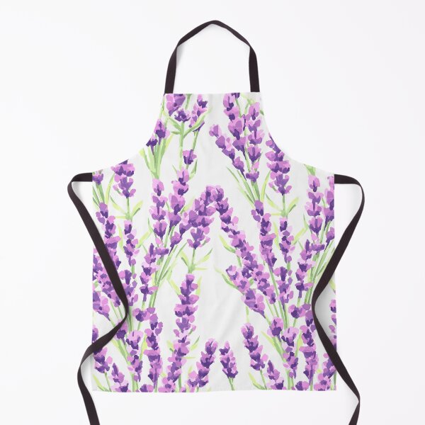 Item preview, Cute Chic Abstract Lavender Flowers Pattern. Cute Wild Purple Lavender Floral Botanical Garden Print designed and sold by silviaol.