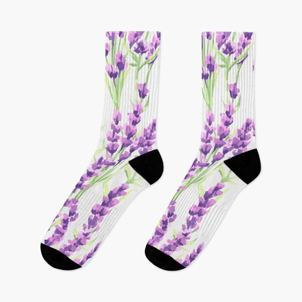 Item preview, Cute Chic Abstract Lavender Flowers Pattern. Cute Wild Purple Lavender Floral Botanical Garden Print designed and sold by silviaol.