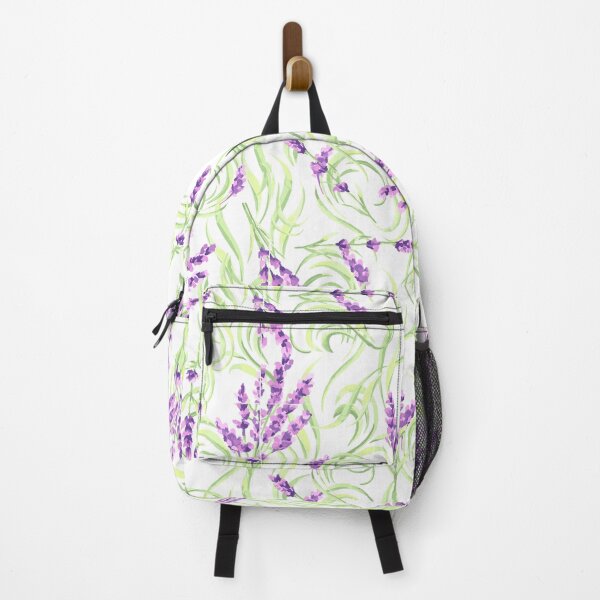 Item preview, Cute Chic Abstract Lavender Flowers Pattern. Cute Wild Purple Lavender Floral Botanical Garden Print designed and sold by silviaol.