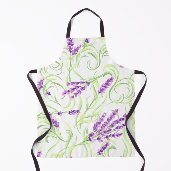 Item preview, Cute Chic Abstract Lavender Flowers Pattern. Cute Wild Purple Lavender Floral Botanical Garden Print designed and sold by silviaol.