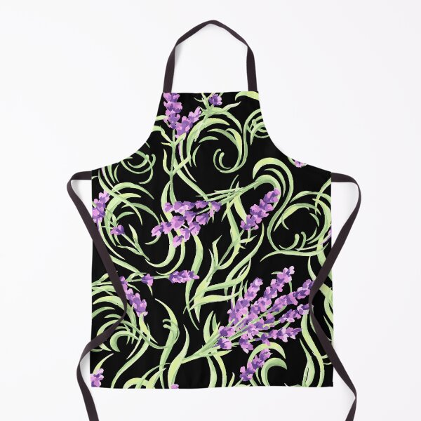 Item preview, Cute Chic Abstract Lavender Flowers Pattern. Cute Wild Purple Lavender Floral Botanical Garden Print designed and sold by silviaol.