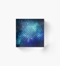 Mermaid Tail Acrylic Block