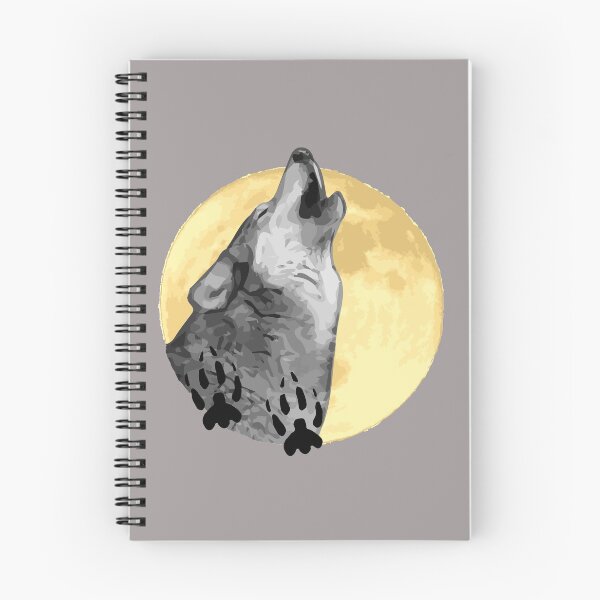 Item preview, Wolf Design, howling at the moon, wildlife designed and sold by Sandra O'Toole.