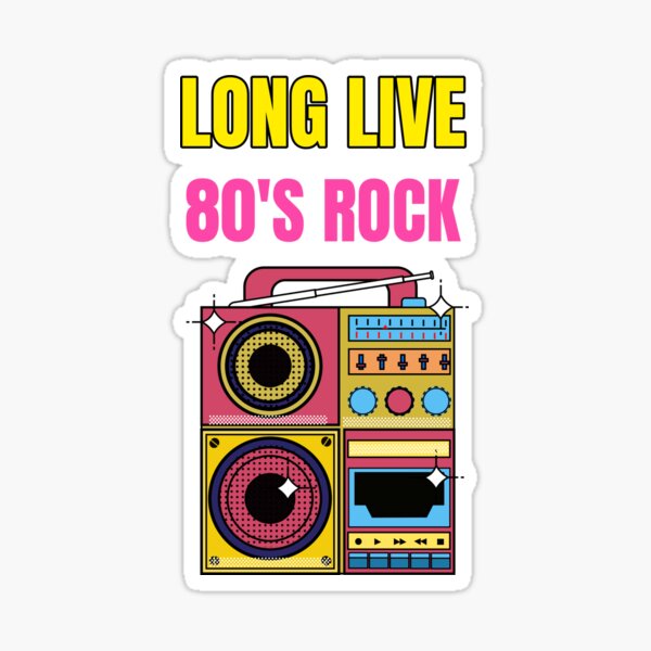 Item preview, Long Live 80's Rock designed and sold by ottoandann.