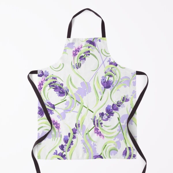 Item preview, Abstract Lavender Flowers Pattern. Cute Wild Purple Lavender Floral Botanical Garden Print designed and sold by silviaol.