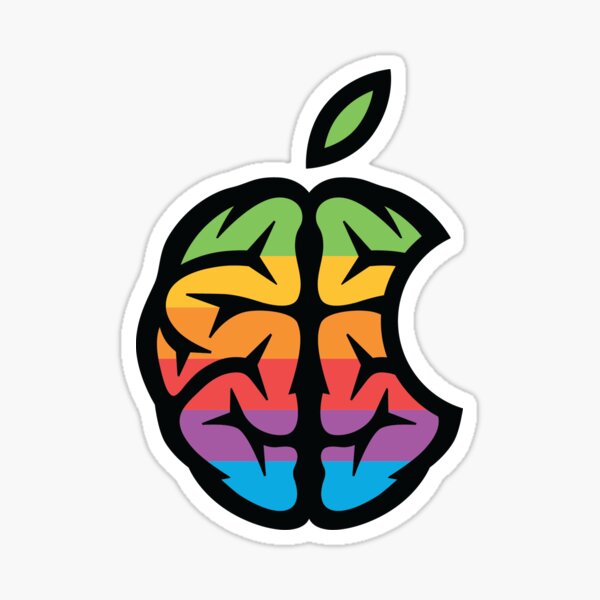Rainbow Apple Logo Stickers for Sale | Redbubble Rainbow Apple Logo Stickers for Sale | Redbubble