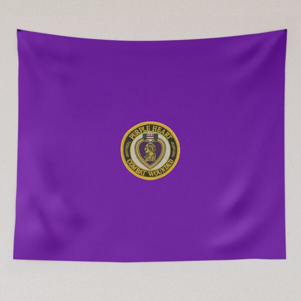 Item preview, Purple Heart Combat Wounded Award Patch designed and sold by Lawrence Baird.