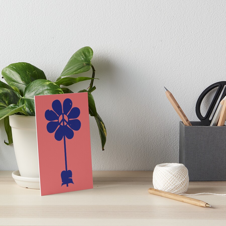 Flower Power Art Board Print