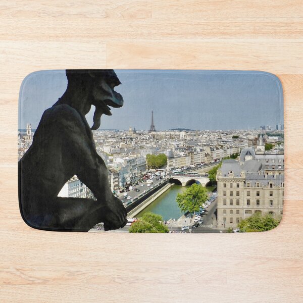 Item preview, Paris Notre Dame Gargoyle designed and sold by ArtMeetsPizza.