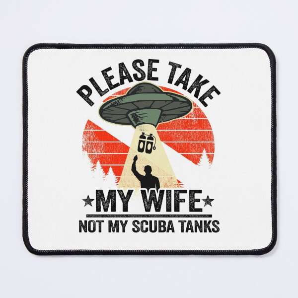 Item preview, Scuba Diving Dad Diver Down Flag Vintage Ufo Funny designed and sold by Stronzi.