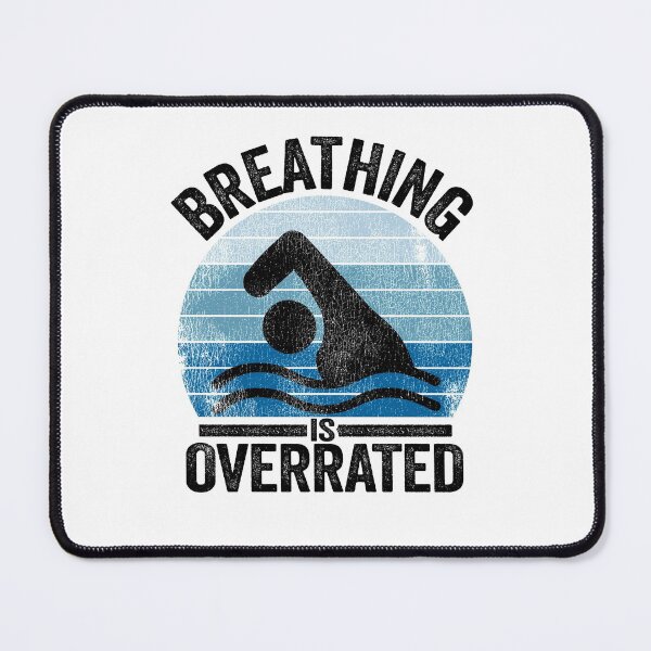 Item preview,  Funny Swimmer Gift Breathing Is Overrated Vintage designed and sold by Stronzi.