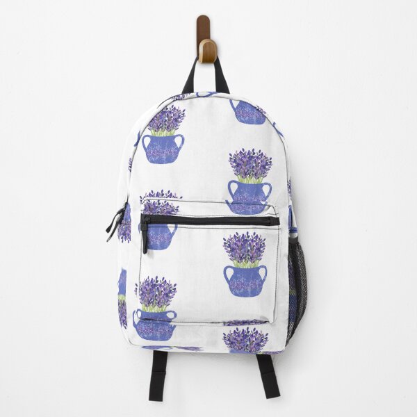Item preview, Lavender Flowers Vase. Cute Wild Purple Lavender Floral Botanical Garden Print designed and sold by silviaol.