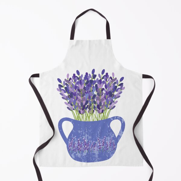Item preview, Lavender Flowers Vase. Cute Wild Purple Lavender Floral Botanical Garden Print designed and sold by silviaol.
