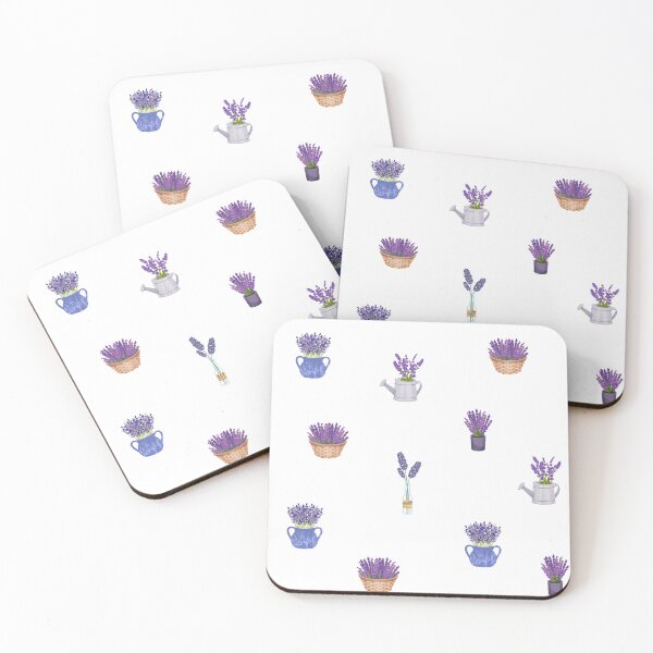 Item preview, Mixed Lavender Flowers Pattern. Cute Wild Purple Lavender Floral Botanical Garden Print designed and sold by silviaol.