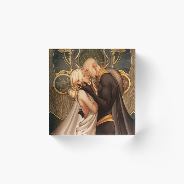 The Lovers Acrylic Block