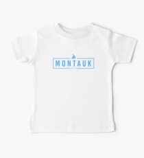 Hipster Montauk with Sailboat Baby Tee