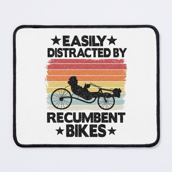 Item preview, Easily Distracted By Recumbent Bikes Funny Recumbent Bike designed and sold by Stronzi.