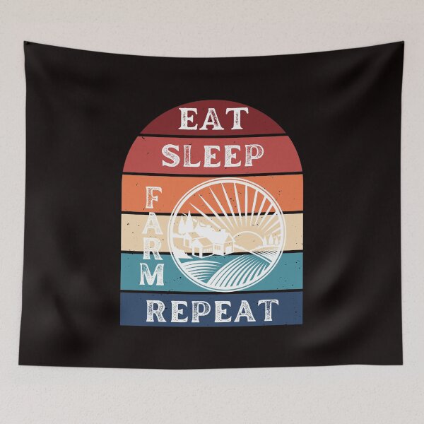 Item preview, Eat, Sleep, Farm, Repeat designed and sold by erinbookdragon.