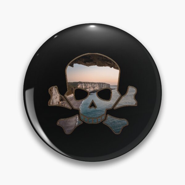 Item preview, Etretat Pirate Skull designed and sold by HiddenStar02.