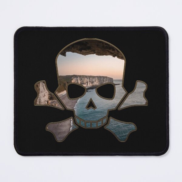 Item preview, Etretat Pirate Skull designed and sold by HiddenStar02.