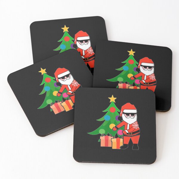 Item preview, Flossin around the Christmas Tree Santa Flossing designed and sold by Makebashington.