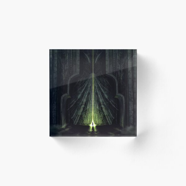 The Black City Gates Acrylic Block