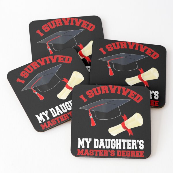 Item preview, Iurvived My Daughters Masters Degree Graduation designed and sold by SemajshiMaah.