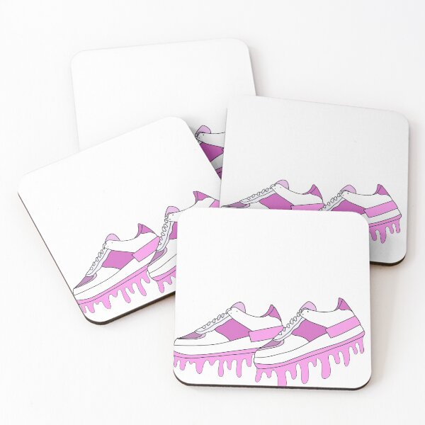 Item preview, drip sneakers pink  designed and sold by Crazy  Milkshake.