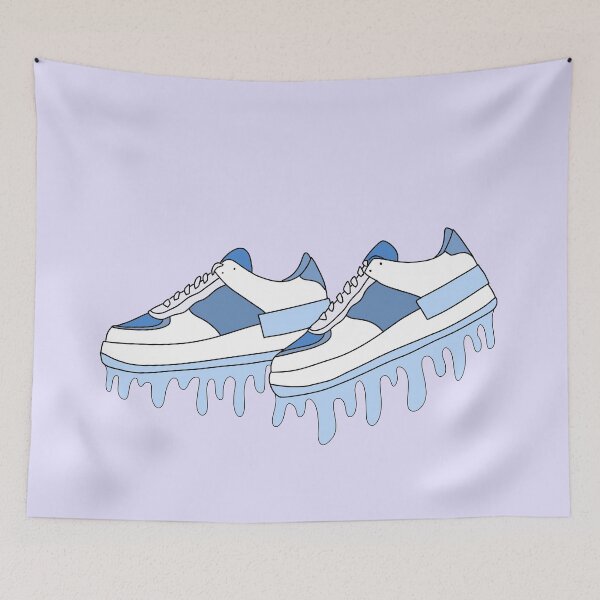 Item preview, drip sneakers blue  designed and sold by Crazy  Milkshake.