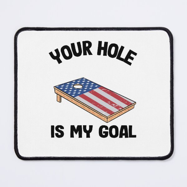 Item preview, Your Hole Is My Goal Corn Hole Board American Flag Cornhole designed and sold by Stronzi.