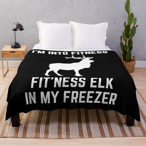 Item preview, I'm Into Fitness Fit'ness Elk In My Freezer Elk Hunting designed and sold by liftdesign.
