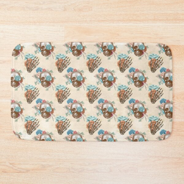 Item preview, Boho Skull with flowers pattern designed and sold by ZDreamers.