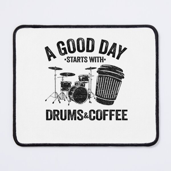 Item preview, A Good Day Starts With Drums & Coffee Drummer Gift Funny designed and sold by Stronzi.