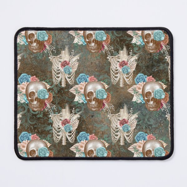 Item preview, Boho Skull with flowers pattern designed and sold by ZDreamers.