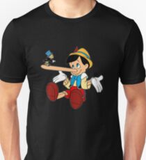 Jiminy Cricket angry with pinocchio Unisex T-Shirt