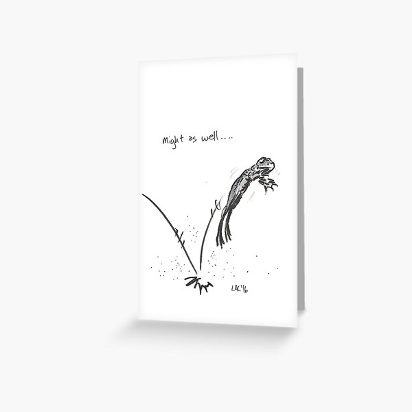 Might As Well JUMP Greeting Card