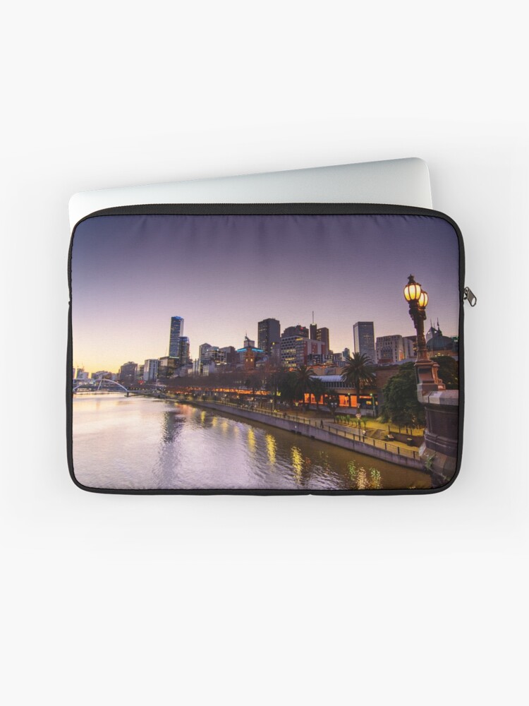 Thumbnail 1 of 2, Laptop Sleeve, Yarra Sunset designed and sold by wolfcat.