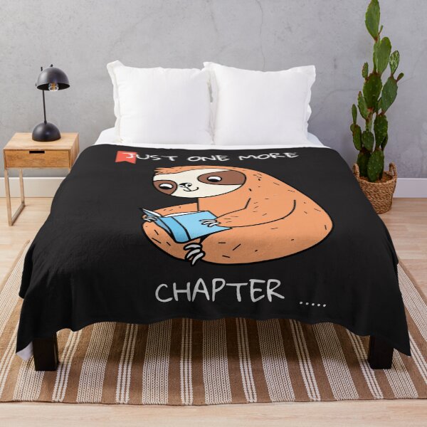Item preview, Lazy Cute And Funny Sloth reading - book sloth designed and sold by yourcherryguy.