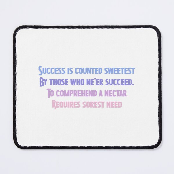 Item preview, Emily Dickinson: Success is Counted Sweetest designed and sold by rissidesigns.