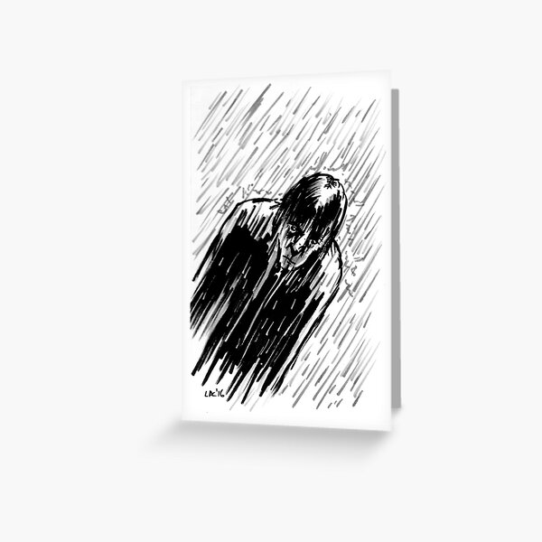 Rain Greeting Card