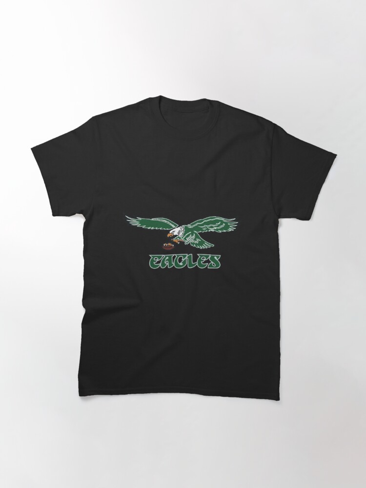 Birds Retro Mascot T-Shirt | Philadelphia Eagles Inspired | Phillygoat Black Heather / 5XL