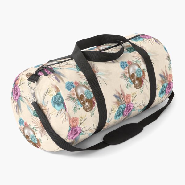 Item preview, Boho Skull with flowers pattern designed and sold by ZDreamers.