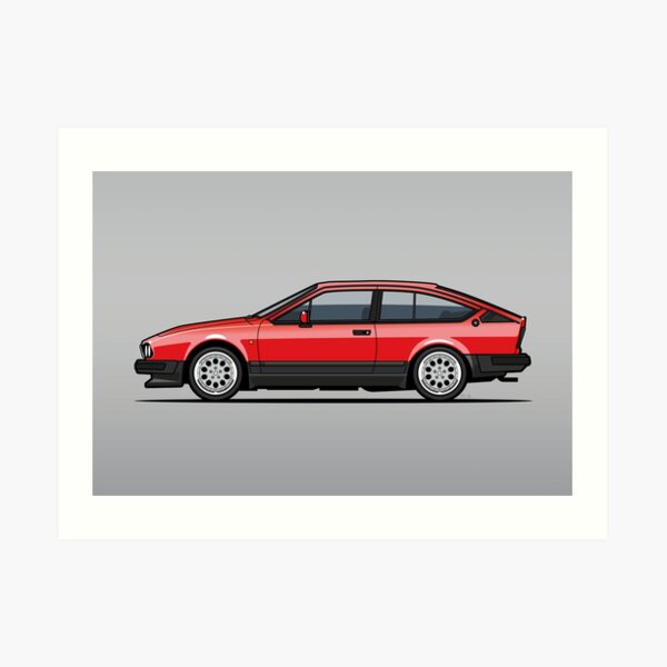 Alfa Romeo GTV6 Art Print
