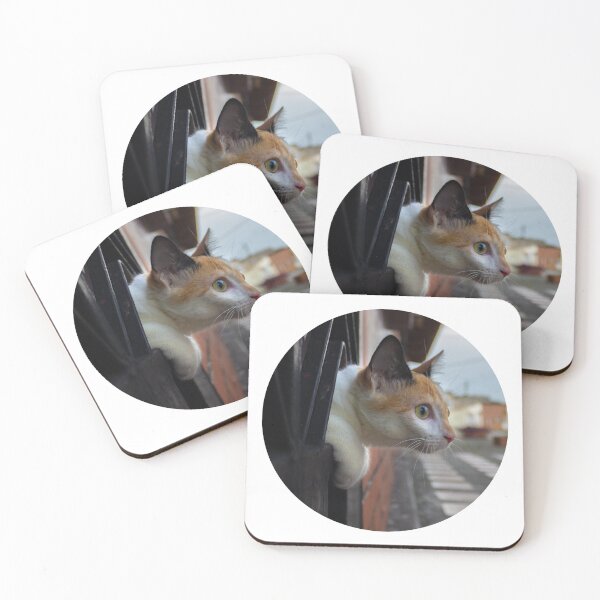Item preview, the cat at the door designed and sold by ricobarinas.