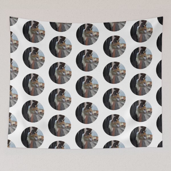 Item preview, the cat at the door designed and sold by ricobarinas.