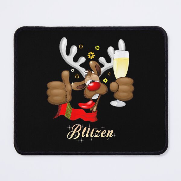 Item preview, Christmas Blitzen designed and sold by BlackPandaTees.